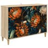 vidaXL Buffet LOCHEM Sonoma 102 x 33 x 75 cm Bois d'ing&eacute;nierie