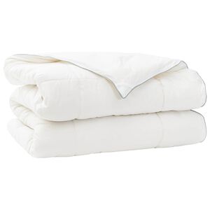 vidaXL Couette 155x220 cm Hiver 450 GSM Laine australienne Blanc