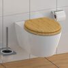 SCH&Uuml;TTE Si&egrave;ge de toilette avec fermeture en douceur NATURAL BAMBOO