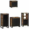 vidaXL Ensemble de mobilier de salle de bain 4 pcs Bois Recycl&eacute; Solide