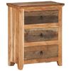 vidaXL Buffet 60x33x75 cm Bois d'acacia solide et bois de récupération