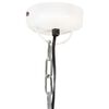vidaXL Lampe suspendue industrielle Blanc Fer et bois solide 35 cm E27