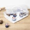 HI Bo&icirc;te de rangement pour 12 petits g&acirc;teaux 6 L transparent