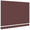 vidaXL Toile de rechange pour auvent Marron 330 x 195 cm Polyester