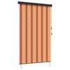 vidaXL Store enrouleur Multicolore 100 x 250 cm Tissu et Aluminium