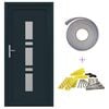 vidaXL Porte Frontale Anthracite 98 x 200 cm PVC