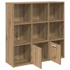 vidaXL Bibliothèque chêne artisanal 98x29x97,5 cm bois d'ingénierie