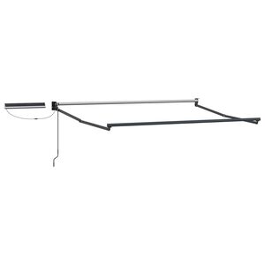 vidaXL Armature de store banne &eacute;lectrique solaire 2,5 x 2 m Anthracite