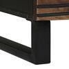 vidaXL Table basse Marron et Noir 80 x 50 x 40 cm Bois d'acacia massif