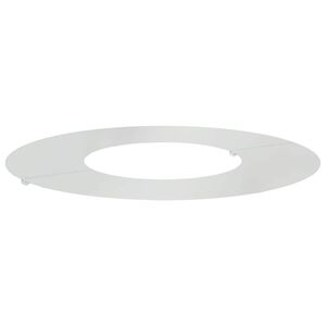 vidaXL adapt&eacute; pour anneau d'arbre plat Argent &Oslash;30/60 cm