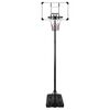 vidaXL Support de basket-ball Transparent 280-350 cm Polycarbonate