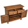 vidaXL Buffet bois d'acajou massif 75x30x65 cm