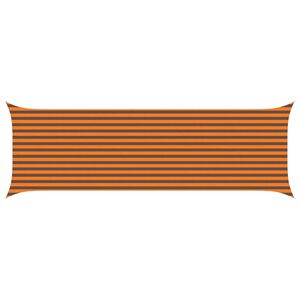 vidaXL Voile d'ombre Orange et marron 6 x 2 m 100 % polyester Oxford