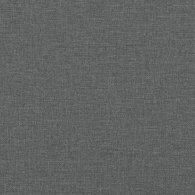 vidaXL Cadre de lit sans matelas gris foncé 80x200 cm tissu