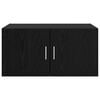 vidaXL Meuble mural Ch&ecirc;ne noir 80 x 42.5 x 40 cm Bois d'ing&eacute;nierie