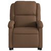 vidaXL Fauteuil de massage inclinable Marron Tissu