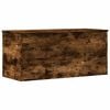 vidaXL Bo&icirc;te de rangement ch&ecirc;ne fum&eacute; 100x42x46 cm bois d'ing&eacute;nierie
