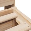 vidaXL Cadre de lit sans matelas 180x200 cm bois massif de pin