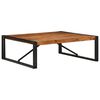 vidaXL Table basse 100x100x35 cm bois massif acacia