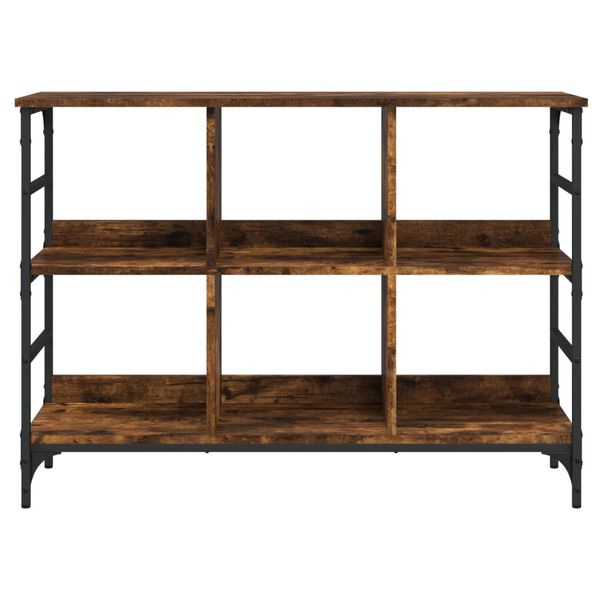 vidaXL Buffet ch&ecirc;ne fum&eacute; 102x32x73,5 cm bois d'ing&eacute;nierie