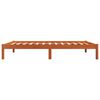 vidaXL Cadre de lit sans matelas cire marron 90x190 cm bois pin massif