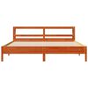 vidaXL Cadre de lit sans matelas cire marron 180x200cm bois pin massif
