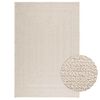 vidaXL Tapis ZIZUR cr&egrave;me 140x200 cm aspect de jute int&eacute;rieur ext&eacute;rieur