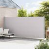 vidaXL Auvent lat&eacute;ral r&eacute;tractable de patio 200x600 cm Gris