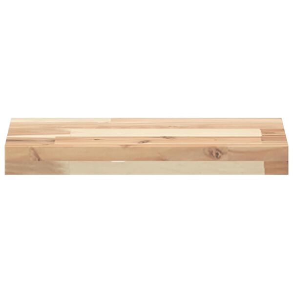 vidaXL &Eacute;tag&egrave;re flottante 60x20x4 cm bois d'acacia massif non trait&eacute;