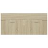 vidaXL Ensemble de meubles de salle de bain 2 pcs ch&ecirc;ne sonoma