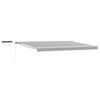 vidaXL Auvent r&eacute;tractable &eacute;lectrique Anthracite et blanc 4 &times; 3,5 m