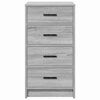 vidaXL Buffet Sonoma gris 40 x 41 x 75 cm Bois d'ingénierie