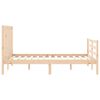 vidaXL Cadre de lit sans matelas 140x200 cm bois massif de pin
