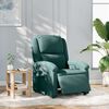 vidaXL Fauteuil inclinable &eacute;lectrique vert fonc&eacute; velours