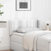 vidaXL Oreille de t&ecirc;te de lit Blanc 40,5 x 40,5 x 4 cm PVC