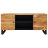 vidaXL Meuble TV 105x33x46 cm Bois d'acacia massif