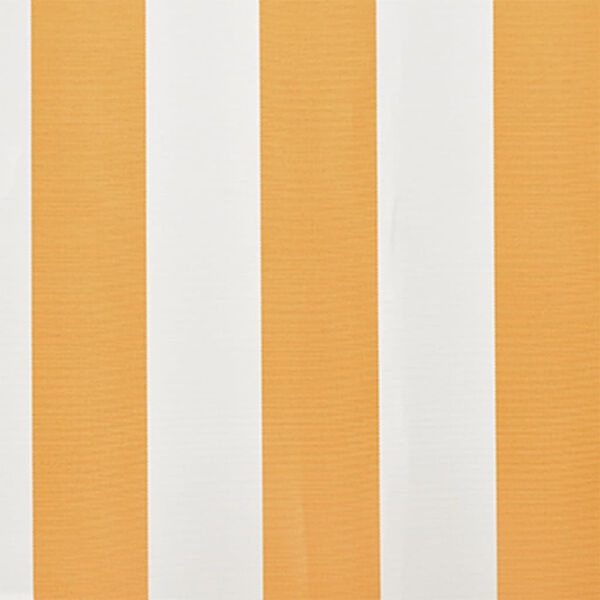 vidaXL Tissu d'auvent Jaune tournesol/blanc 6 x 3 m (cadre non inclus)