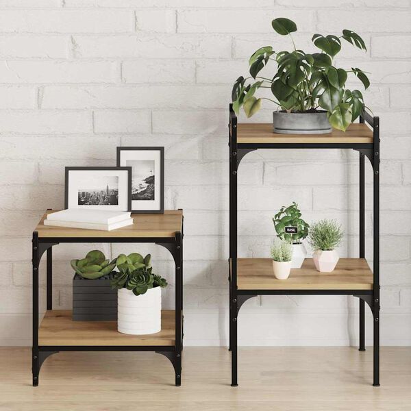 vidaXL &Eacute;tag&egrave;re &agrave; livres 4 pcs Marron 40 x 40 x 1,5 cm