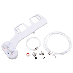 vidaXL Accessoire si&egrave;ge toilette et eau chaude et froide buse unique