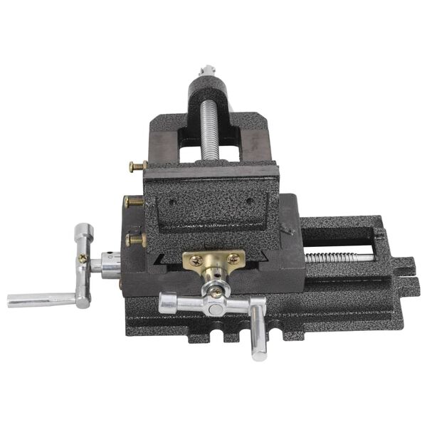 vidaXL &Eacute;tau de perceuse &agrave; pression manuelle 78 mm