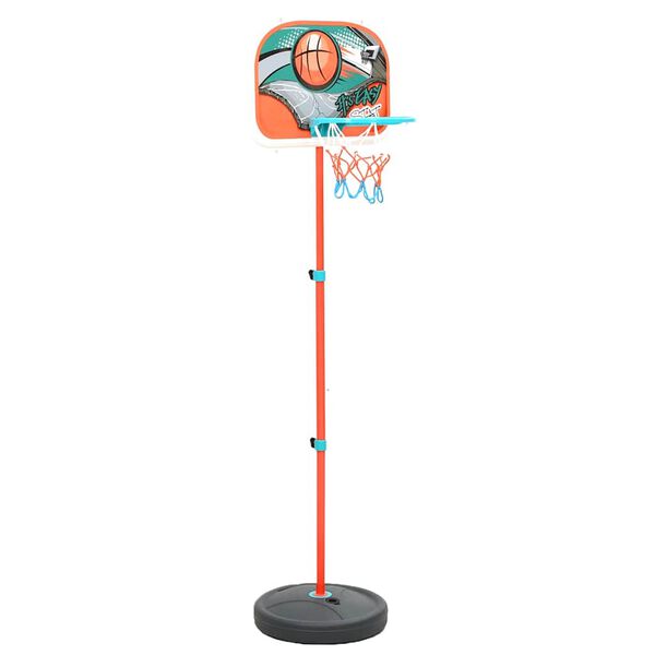 vidaXL Ensemble de basket portable r&eacute;glable 133-160 cm