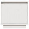 vidaXL Table de chevet Blanc 40x30x40 cm Bois de pin solide