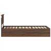 vidaXL Cadre de lit Ch&ecirc;ne brun 120 x 200 cm Bois d'ing&eacute;nierie