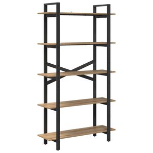 vidaXL &Eacute;tag&egrave;re 5 niveaux 100 x 33,5 x 178 cm Bois d'ing&eacute;nierie