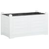 vidaXL Jardini&egrave;re Blanc 80x42,5x42 cm PP