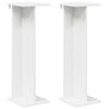 vidaXL Support de Plante 2 pcs Blanc 25 x 25,5 x 80,5 cm