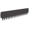 vidaXL Bordure de Pelouse 30 pcs m&eacute;tal