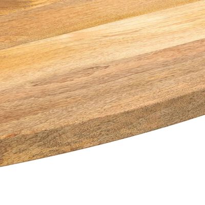 vidaXL Dessus de table 140x50x3,8 cm ovale bois massif de manguier
