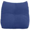vidaXL Coussin de Dos Bleu police 45 x 24 x 50 cm Velours