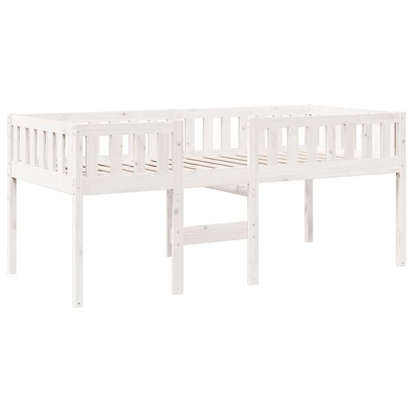 vidaXL Lit pour enfants sans matelas blanc 90x190cm bois de pin massif